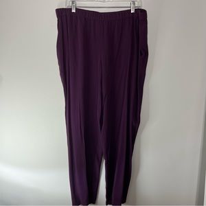 Eileen Fisher Purple Pants